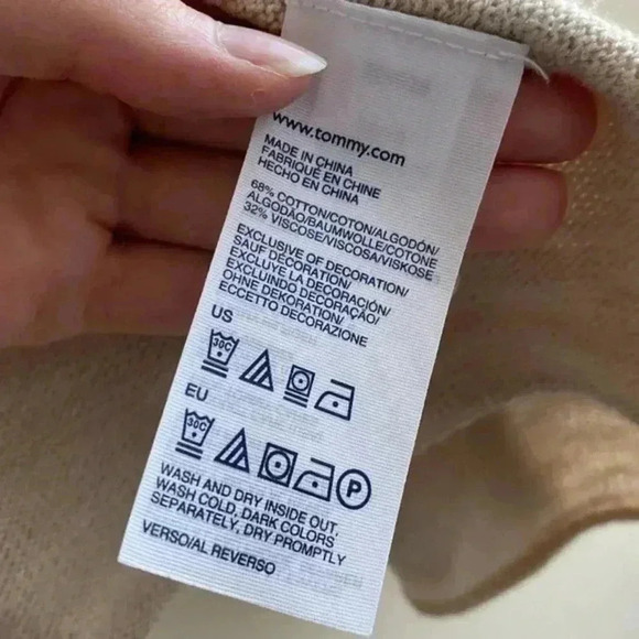 Tommy Hilfiger Tan Long-Sleeve Open Front Cardigan, Women’s Small Cardigan - Picture 5 of 8